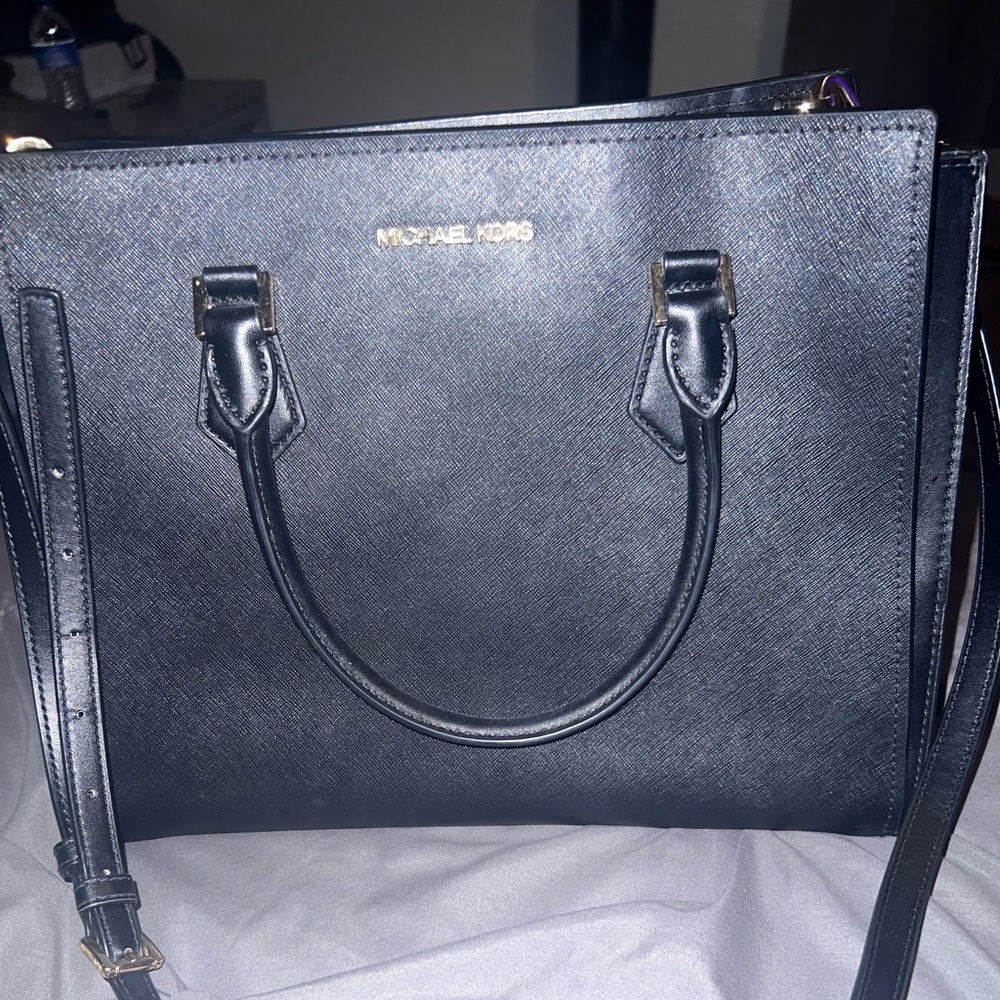 Large black michael kors satchel